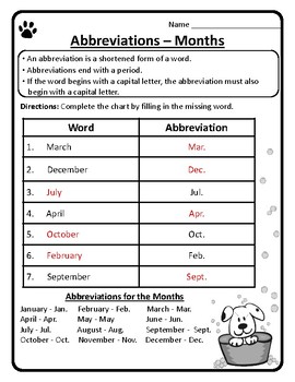12 Month Abbreviation 2 Letter Codes To Know