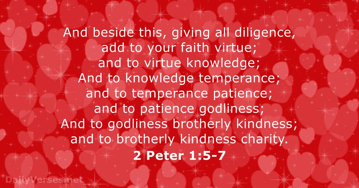 2 Peter 1 5 7 Kjv