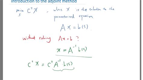 Adjoint Equation Optimization