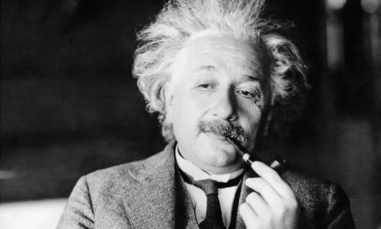 Albert Einstein Left Handed