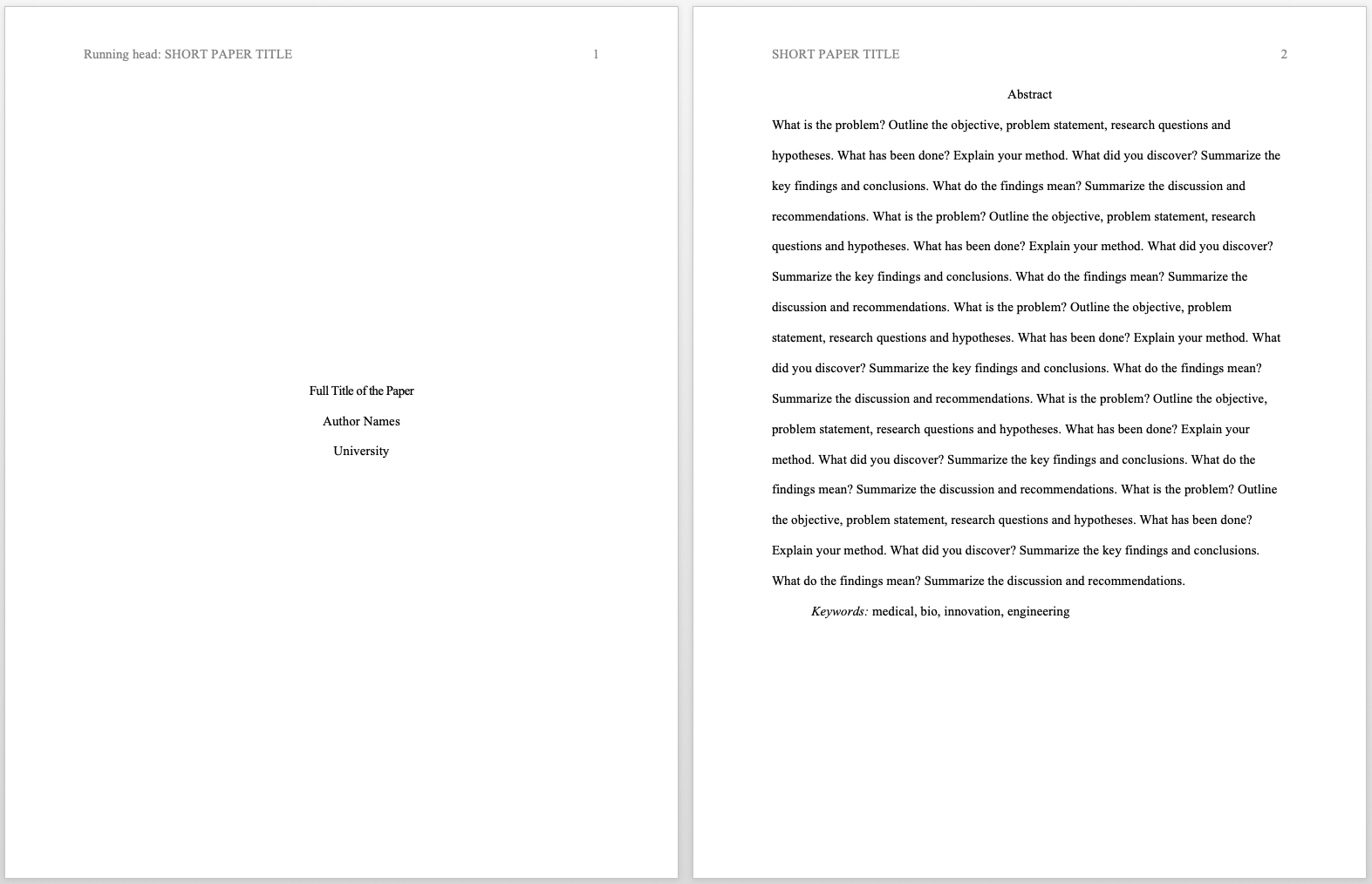 Apa 7 Abstract Format: Simplify Your Research Paper Apa 7 Abstract Format: Simplify Your Research Paper