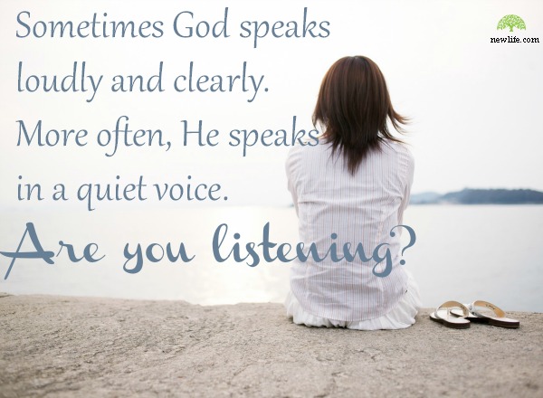 Be Quiet And Listen To God Verse