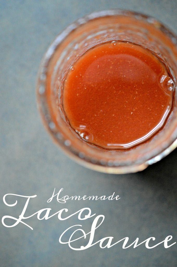 Canning Homemade Taco Sauce