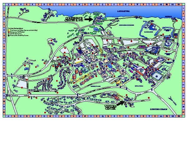 Clemson University Location Map Clemson University Location Map