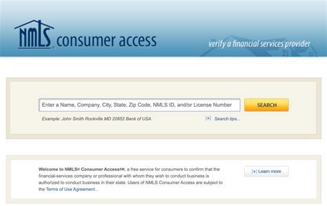 Consumer Nmls Lookup Guide: Verify Licenses Consumer Nmls Lookup Guide: Verify Licenses