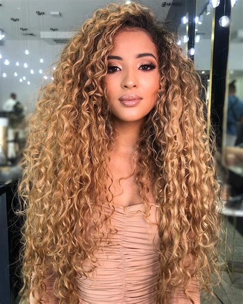 Curly Blonde Hair