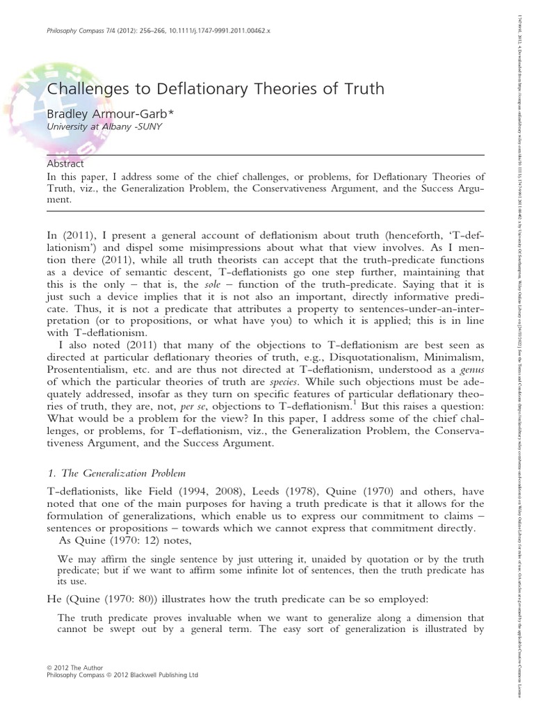 Deflationary Theory: Easy Truth Concept Mastery