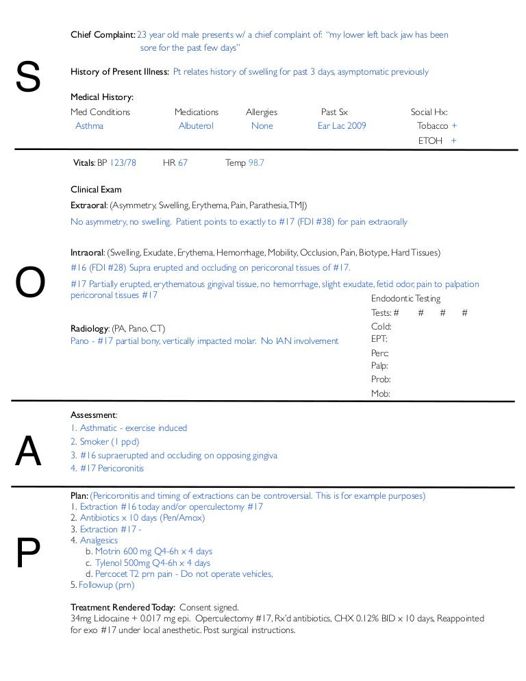 Emt Soap Note Example: Master Patient Reporting Emt Soap Note Example: Master Patient Reporting