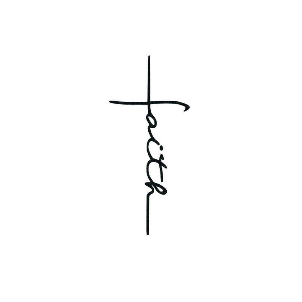 Faith Cross Tattoo