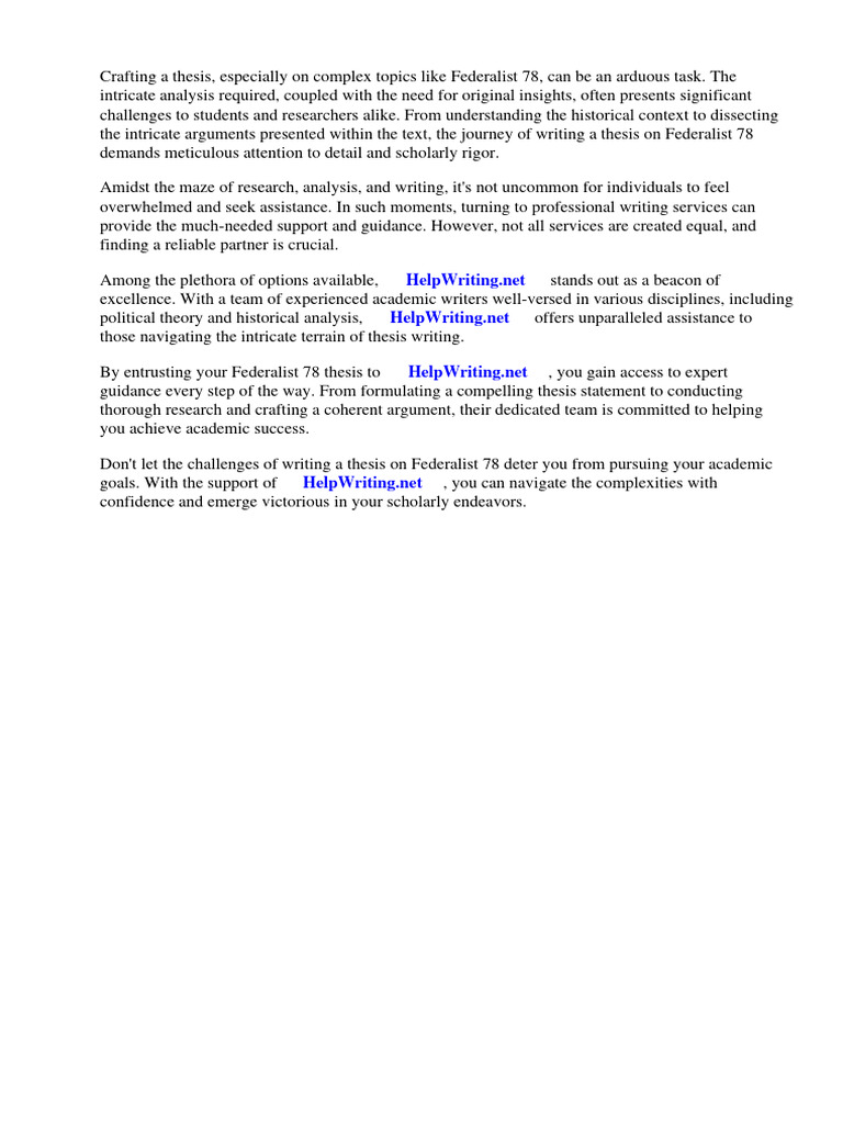 Federalist 78 Pdf