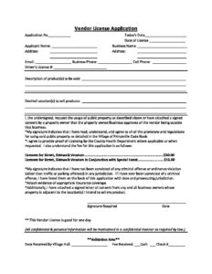 Ga Vendor License Application Guide