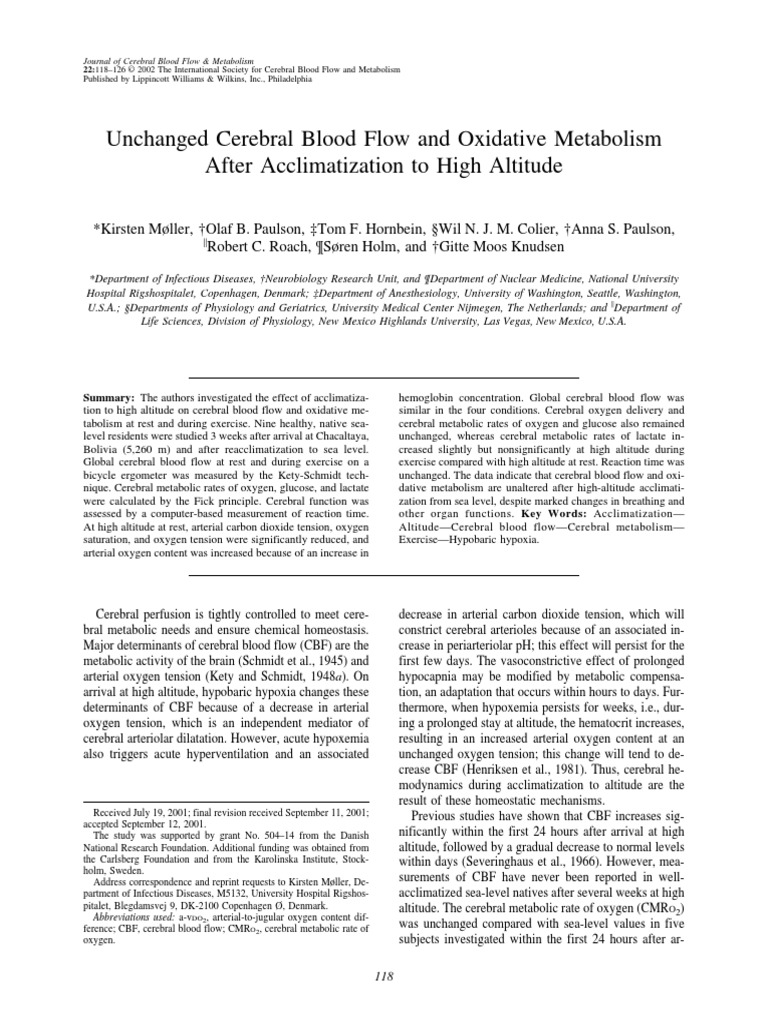 Higher Altitude: Boosts Metabolism