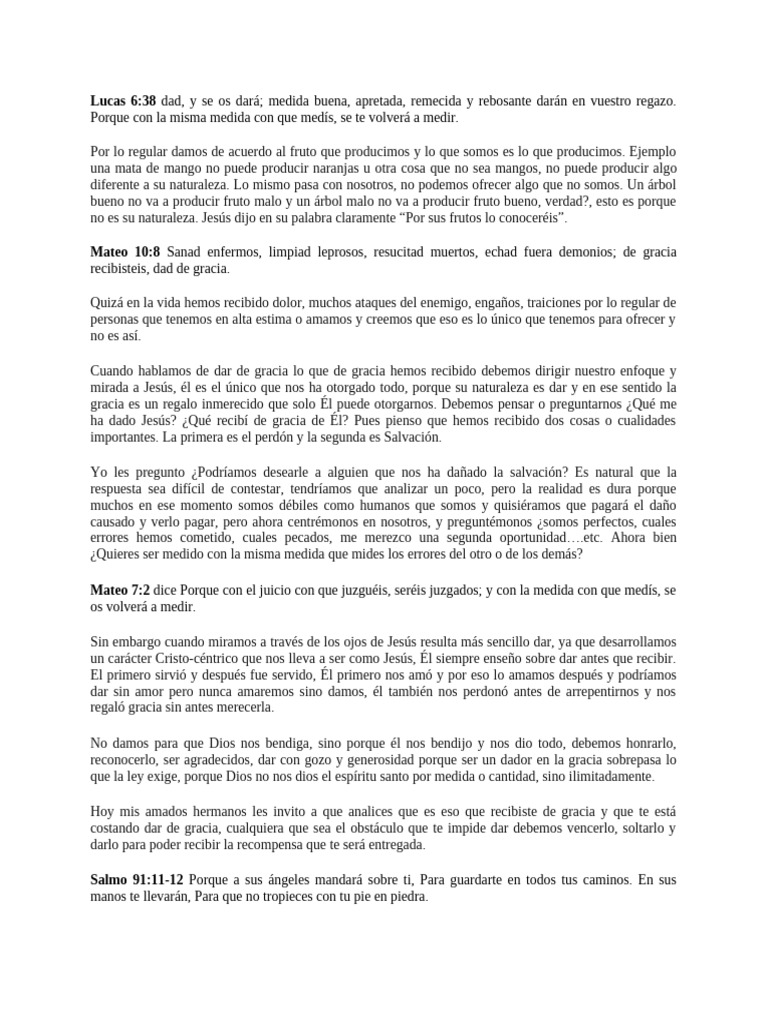 How To Dar De Gracia? Letting Go Made Easy