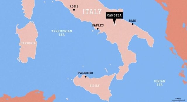 Italian Town Of Candela