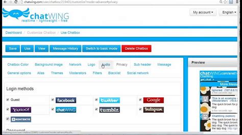 Jasmin Chat Room