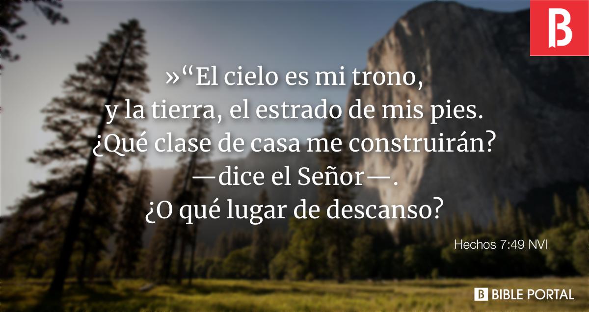 La Tierra Es El Estrado De Sus Pies