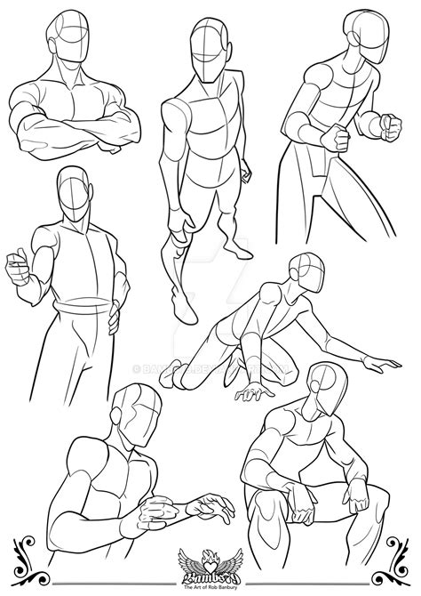 Male Reference Poses