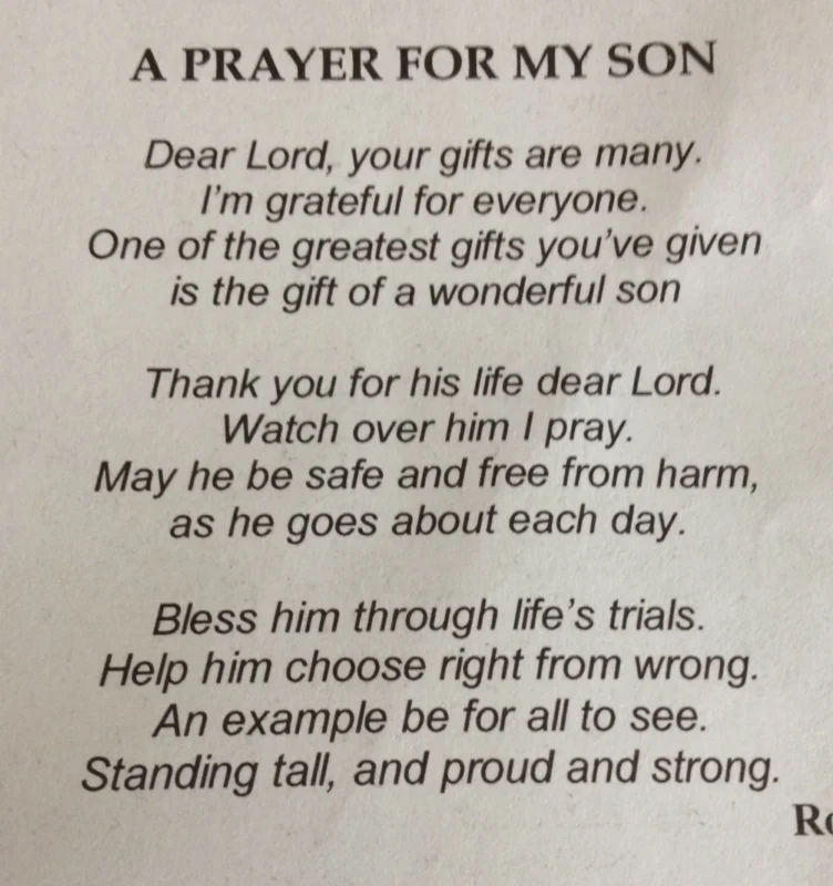 Pray For Son Success
