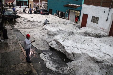 Puebla Mexico Hail