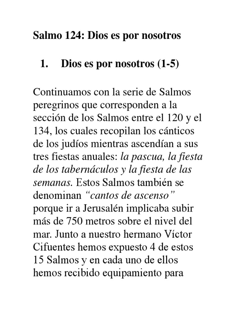 Salmo 124 8