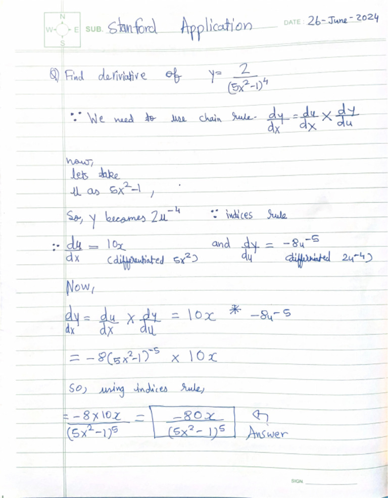 Stanford Math 171