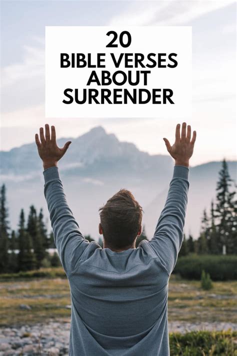 Surrender Scripture Verses Surrender Scripture Verses