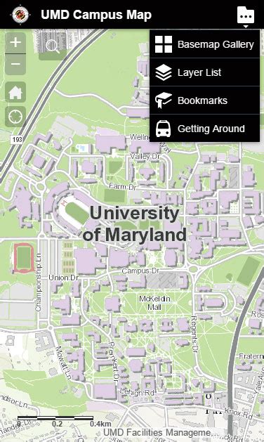 Umd Interactive Map Umd Interactive Map