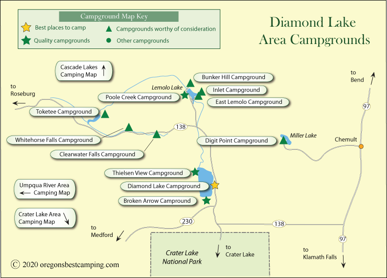 When To Visit Diamond Lake For Best Rv Camping Spots?